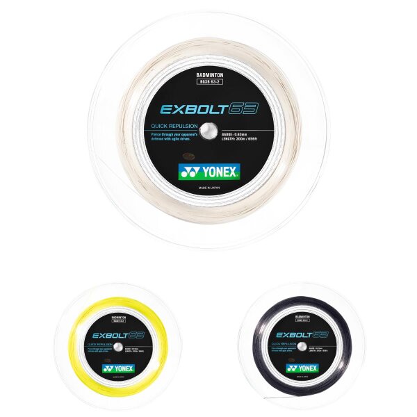 YONEX - EXBOLT 63 200m Rolle