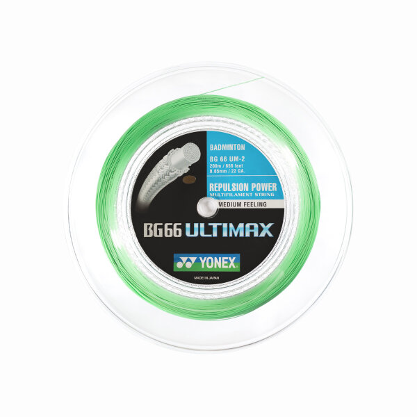 YONEX - BG 66 Ultimax 200m Rolle grün