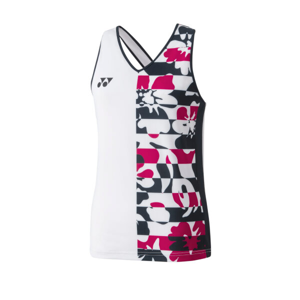 YONEX - 20704 Ladies Tank TOURNAMENT BADMINTON White S