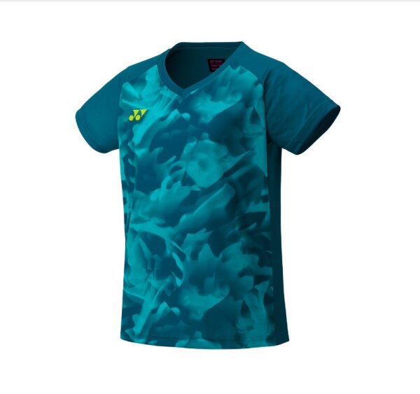 YONEX - YW0033 Women’s Crew Neck Shirt blue green XS