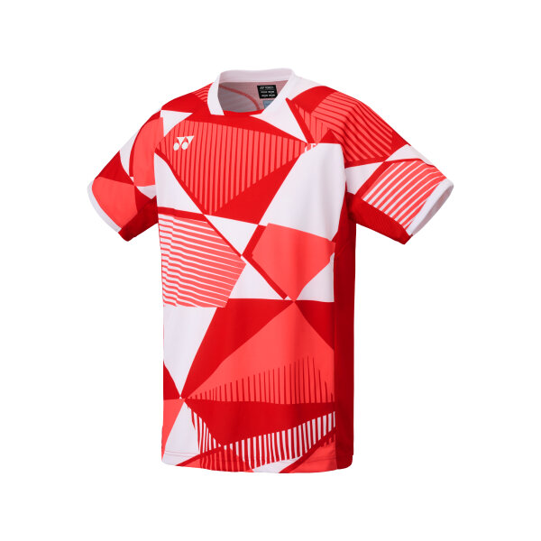YONEX - 10635 Mens Crew Neck Shirt Tango Red XL