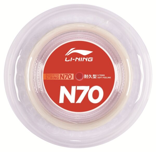 LI NING - N70 200m Badmintonsaite weiß