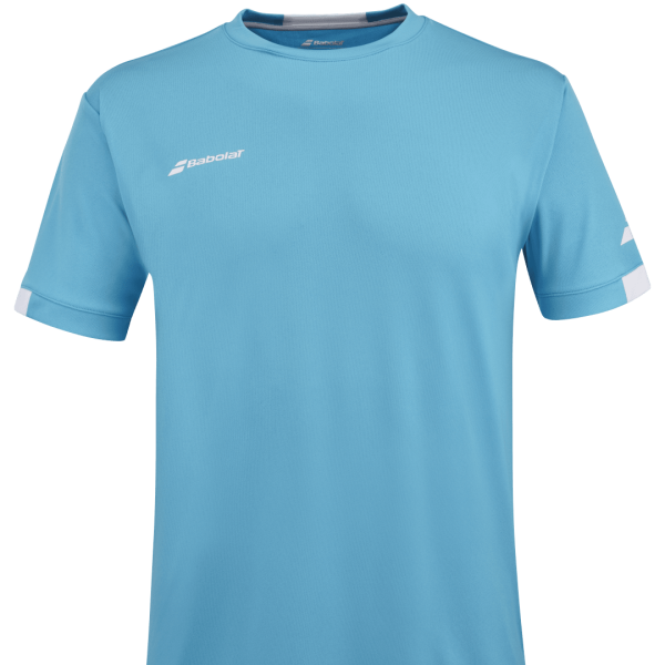 BABOLAT - Play Crew Neck Tee Herren cyan blue XL