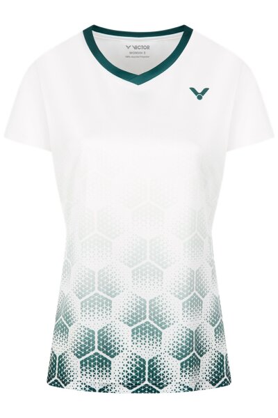 VICTOR - T-Shirt T-54103 A Damen Teamwear 2025 weiß