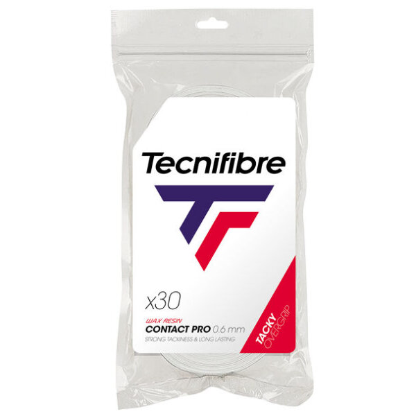 TECNIFIBRE - Contact Pro Weiß X30 Overgrip 30er Rolle