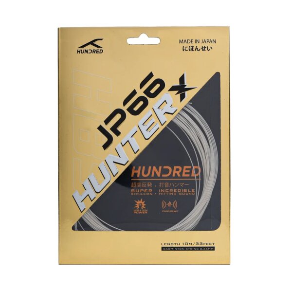 HUNDRED - JP66 Hunter X 10m Set Badmintonsaite