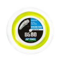 YONEX - BG 80 200m Rolle Badmintonsaite gelb