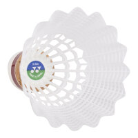 YONEX - Kunststoffball Mavis 600 Rolle (6 Stück) weiss